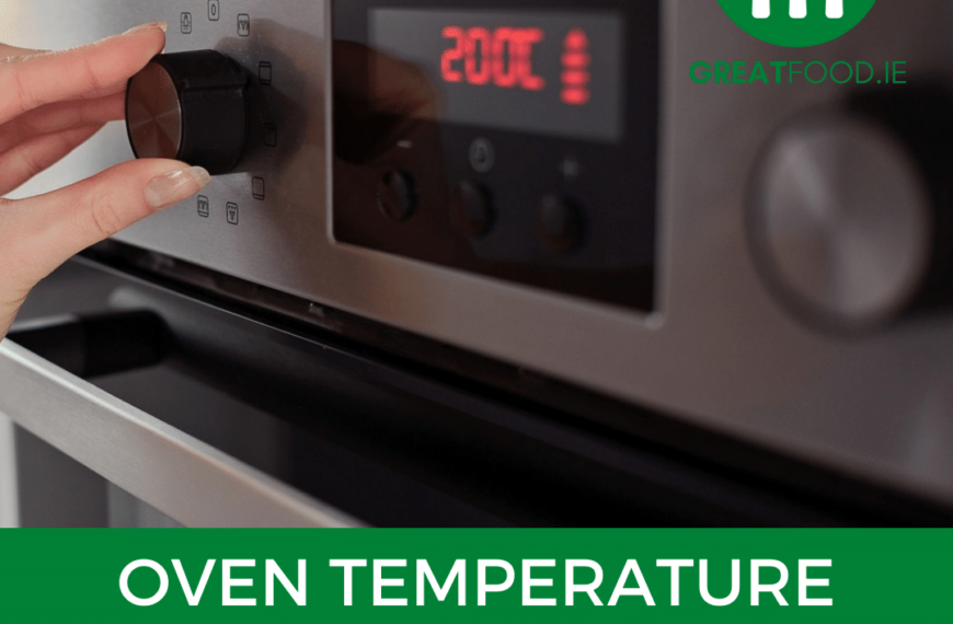 Oven Conversion For Cooking Temperatures