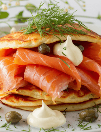 Smoked Salmon Pancakes