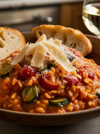 Tomato and Courgette Risotto Recipe