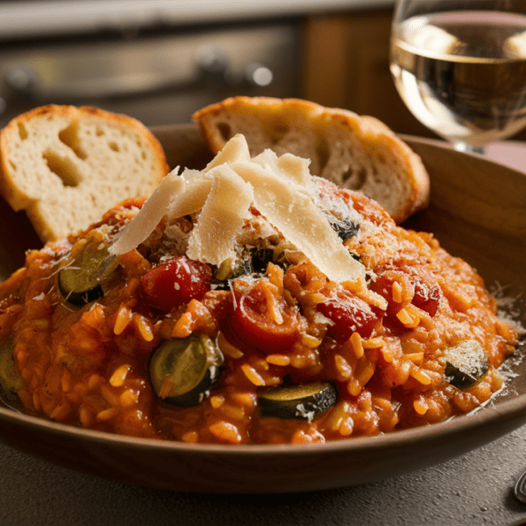 Tomato and Courgette Risotto Recipe