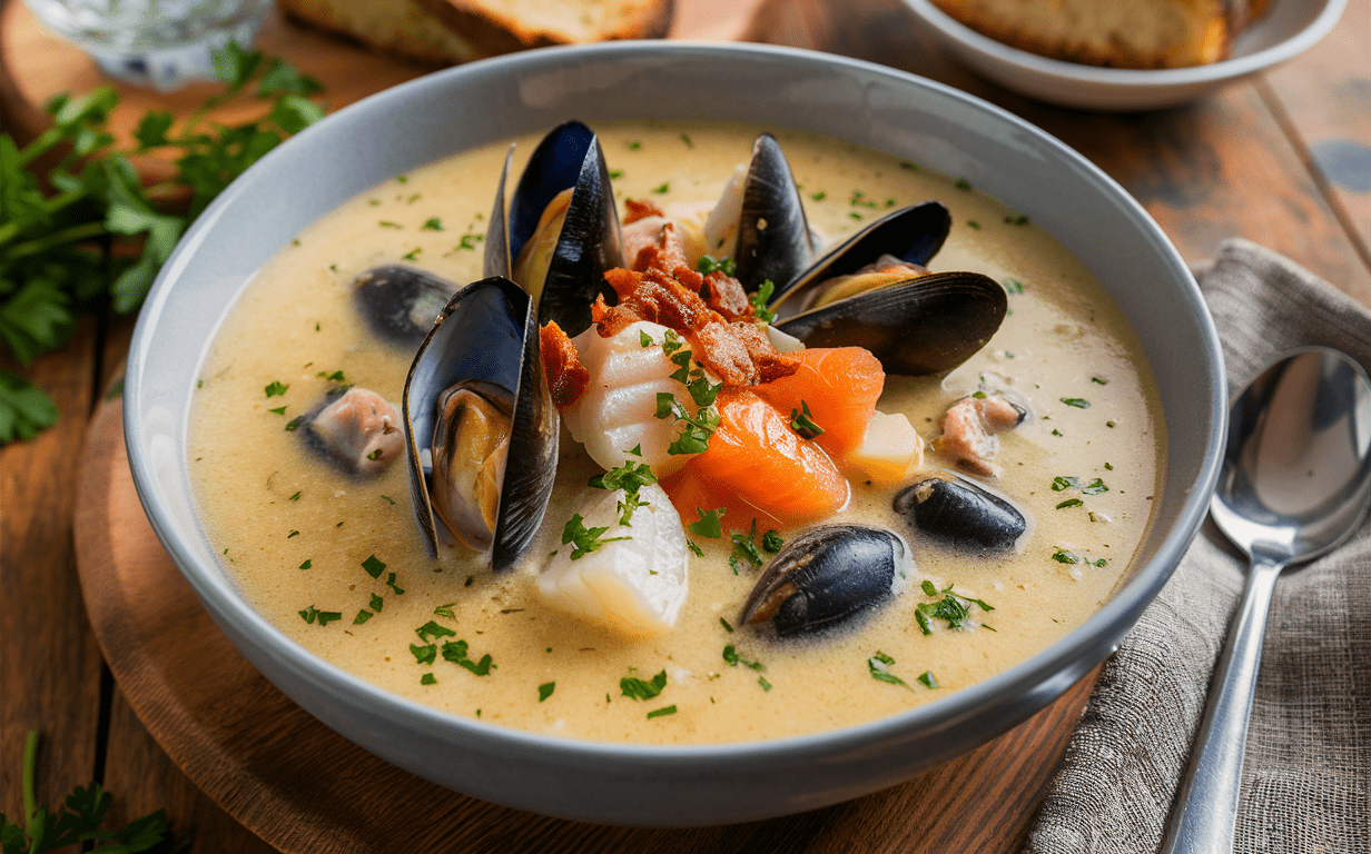 Irish Seafood Chowder Recipe